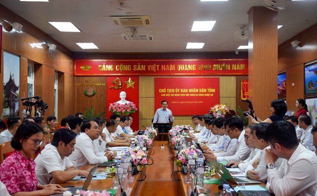 Nghệ An định hướng x&acirc;y dựng Bệnh viện Hữu nghị Đa khoa th&agrave;nh bệnh viện hạng đặc biệt.