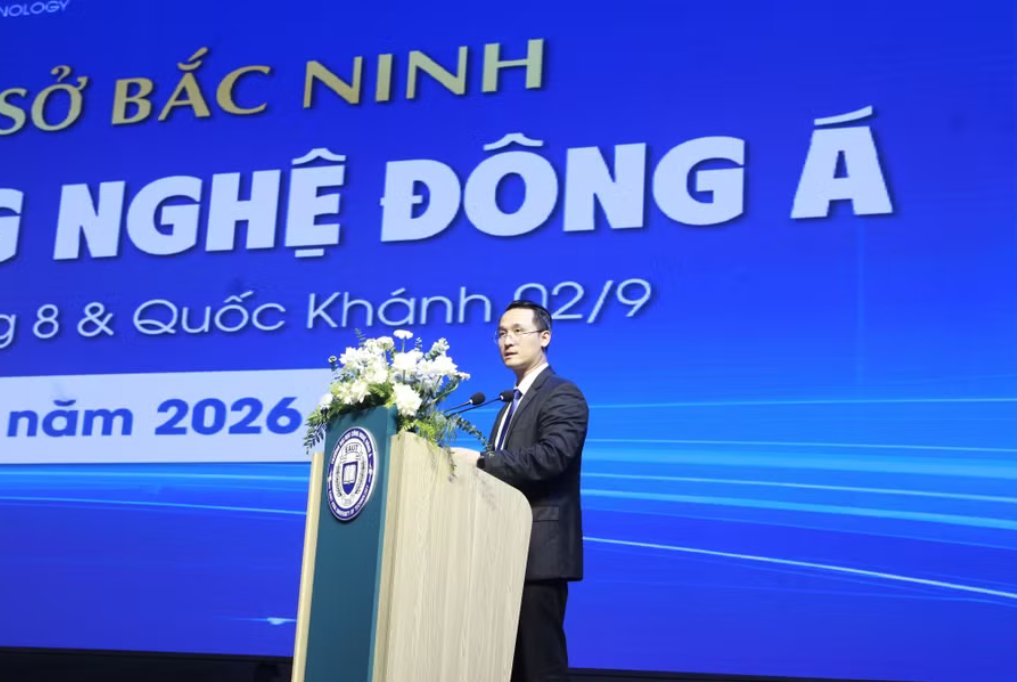 TS. Đinh Văn Thành - Hiệu trưởng Trường Đại học Công nghệ Đông Á phát biểu. Ảnh: Đăng Chung TS. Đinh Văn Thành - Hiệu trưởng Trường Đại học Công nghệ Đông Á phát biểu. Ảnh: Đăng Chung