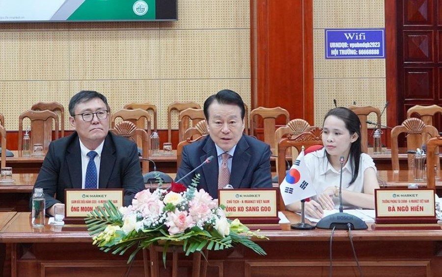 Chủ tịch K-Market Việt Nam Ko Sang Goo đánh giá cao và coi trọng mối quan hệ hợp tác với tỉnh Quảng Trị Chủ tịch K-Market Việt Nam Ko Sang Goo đánh giá cao và coi trọng mối quan hệ hợp tác với tỉnh Quảng Trị
