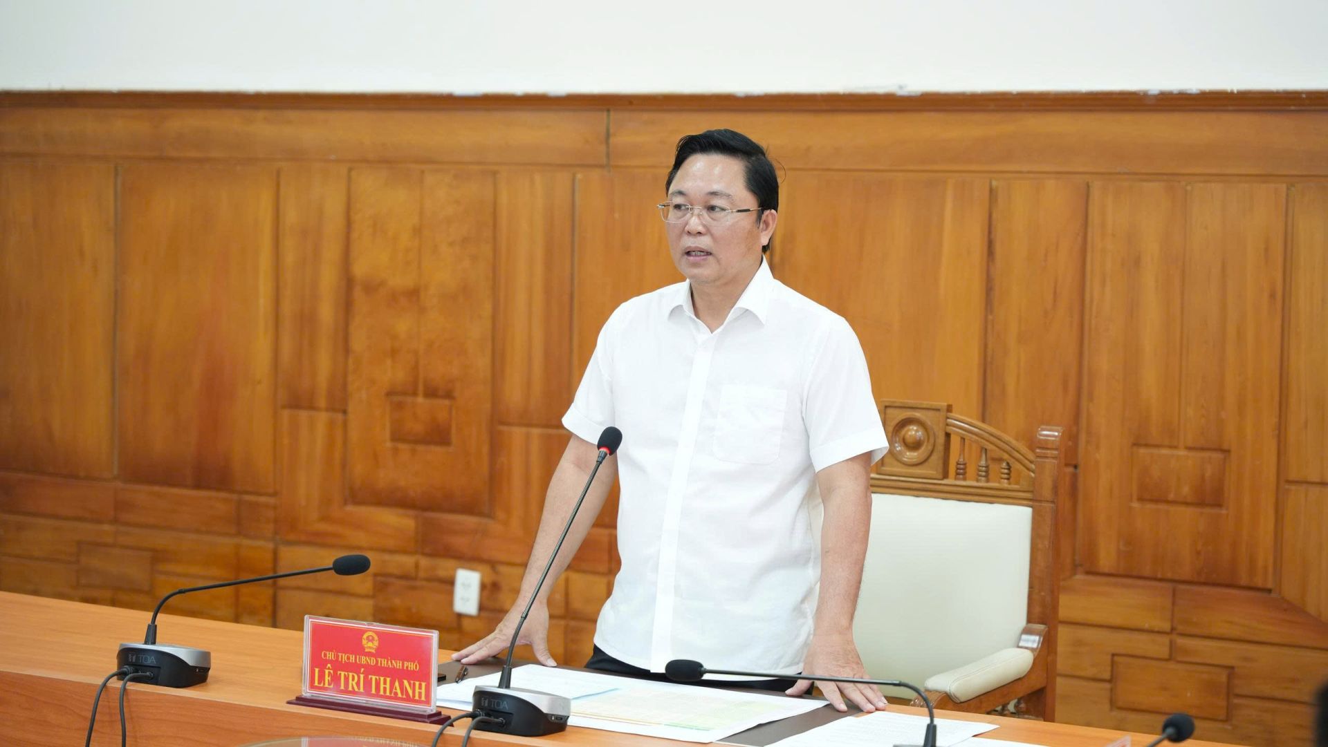 Ông Lê Trí thanh Chủ tịch UBND thành phố Huế Ông Lê Trí thanh Chủ tịch UBND thành phố Huế