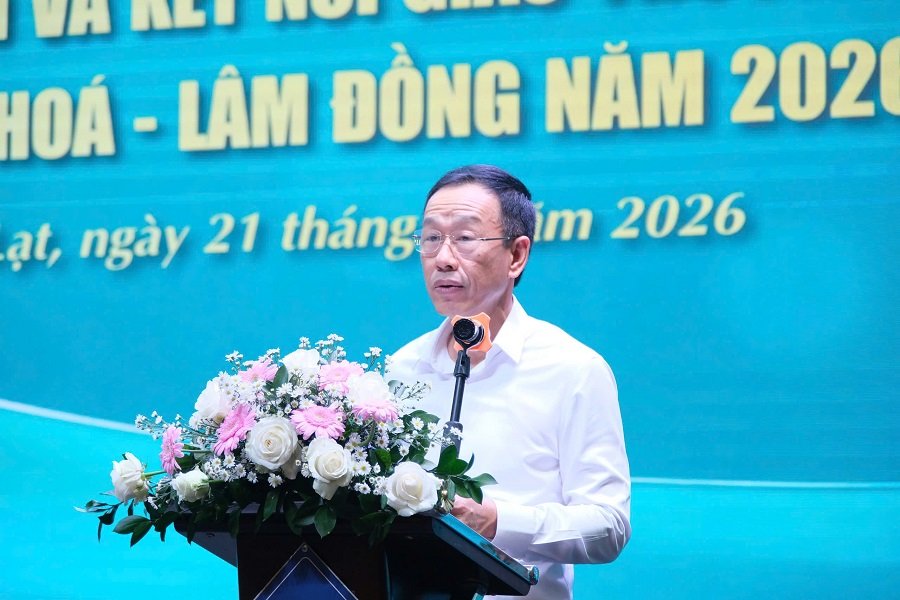 UVBTV, Ph&oacute; Chủ tịch UBND tỉnh Thanh H&oacute;a L&ecirc; Quang H&ugrave;ng ph&aacute;t biểu tại Hội nghị.
