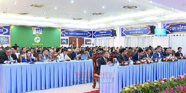 Từ đầu năm 2026 đến nay, c&ocirc;ng t&aacute;c XT-HTĐT của tỉnh Gia Lai được tăng cường v&agrave; đạt được kết quả khả quan. Trong ảnh: Quang cảnh Hội nghị XTĐT song phương Stung Treng - Gia Lai. Ảnh: Ph&uacute; T&agrave;i