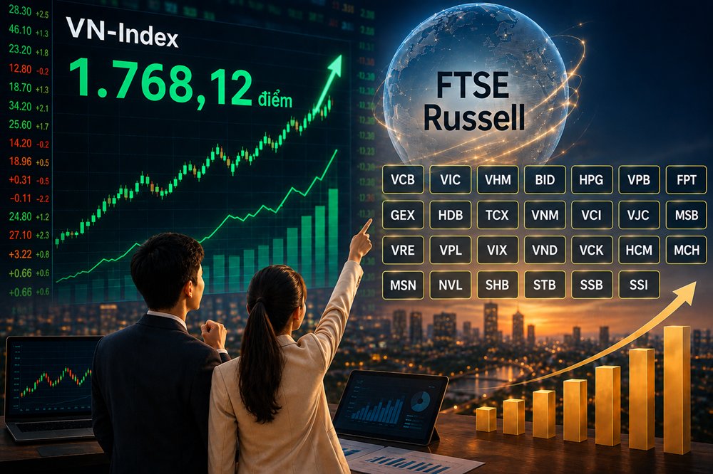 D&ograve;ng tiền cải thiện gi&uacute;p VN-Index hồi phục mạnh trong phi&ecirc;n cuối tuần, nhưng thị trường vẫn cần th&ecirc;m động lực để chinh phục v&ugrave;ng 1.800 điểm. Ảnh AI