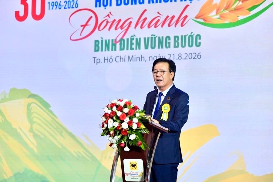 &Ocirc;ng Ng&ocirc; Văn Đ&ocirc;ng - Tổng Gi&aacute;m đốc C&ocirc;ng ty CP Ph&acirc;n b&oacute;n B&igrave;nh Điền ph&aacute;t biểu