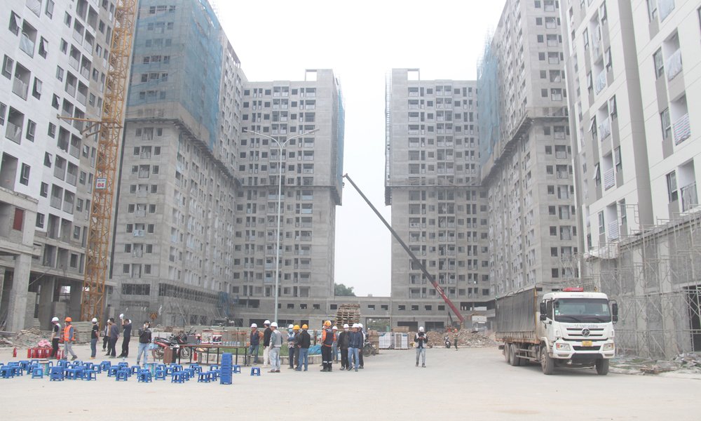 Nh&agrave; ở x&atilde; hội ở phường Nếnh.