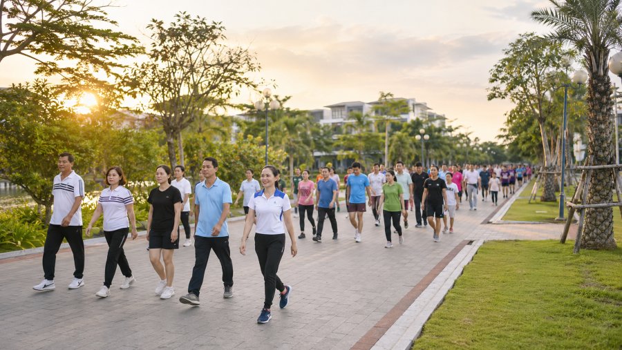 Cà Mau tổ chức chương trình đi bộ hưởng ứng “Cùng Việt Nam tiến bước” Cà Mau tổ chức chương trình đi bộ hưởng ứng “Cùng Việt Nam tiến bước”