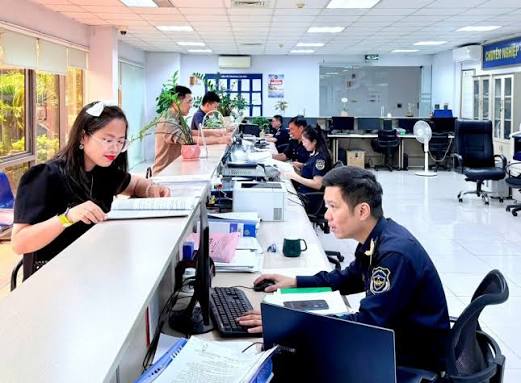 Hoạt động nghiệp vụ của Hải quan Th&aacute;i Nguy&ecirc;n (Chi cục Hải quan khu vực V). Ảnh: kv05.customs.gov.vn