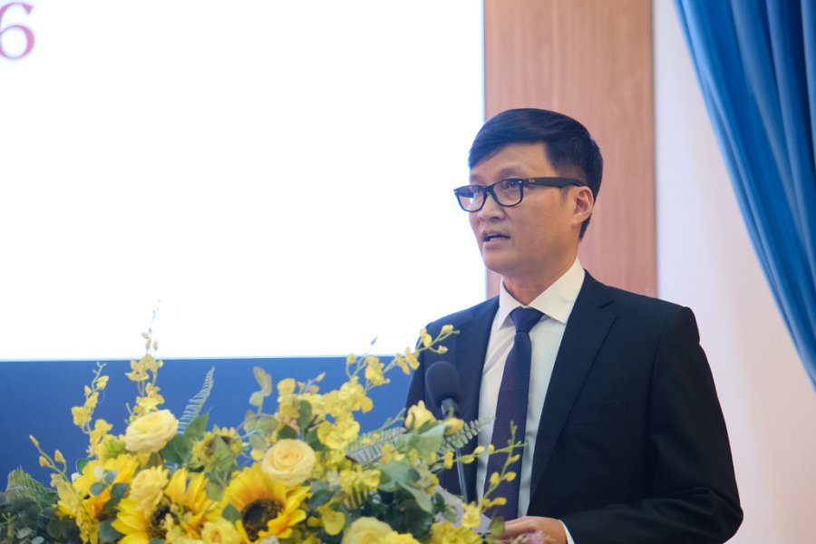 PGS.TS.KTS Phạm Trọng Thuật - Bí thư Đảng ủy, Hiệu trưởng Trường Đại học Kiến trúc Thành phố Hồ Chí Minh phát biểu khai mạc Festival PGS.TS.KTS Phạm Trọng Thuật - Bí thư Đảng ủy, Hiệu trưởng Trường Đại học Kiến trúc Thành phố Hồ Chí Minh phát biểu khai mạc Festival