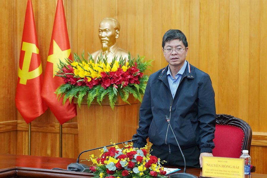 Phó Chủ tịch UBND tỉnh Nguyễn Hồng Hải kết luận buổi làm việc. Phó Chủ tịch UBND tỉnh Nguyễn Hồng Hải kết luận buổi làm việc.