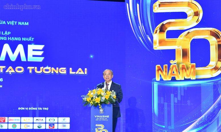 Chủ tịch Hiệp hội Nguyễn Văn Th&acirc;n ph&aacute;t biểu tại sự kiện - Ảnh: chinhphu.vn/Nhật Bắc