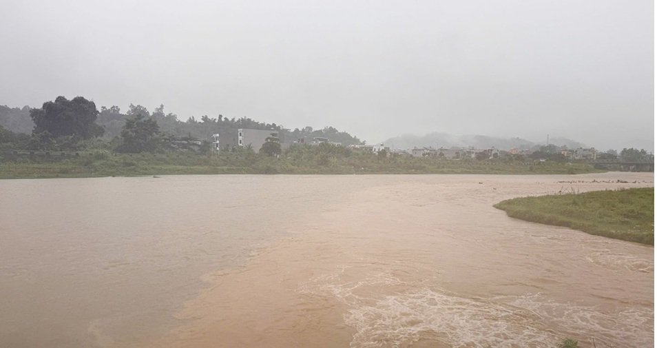 S&ocirc;ng Cầu qua khu vực trung t&acirc;m ph&iacute;a Bắc tỉnh Th&aacute;i Nguy&ecirc;n (Ảnh: baothainguyen.vn)