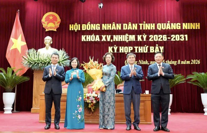 B&agrave; Vũ Thị Mai Anh được bầu l&agrave;m Ph&oacute; Chủ tịch UBND tỉnh Quảng Ninh