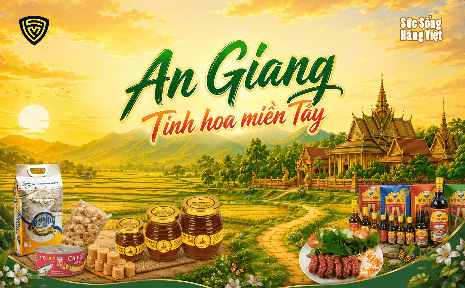 Chương tr&igrave;nh Sức sống h&agrave;ng Việt số 12 với chủ đề "An Giang - Tinh hoa miền T&acirc;y". - Ảnh: BTC