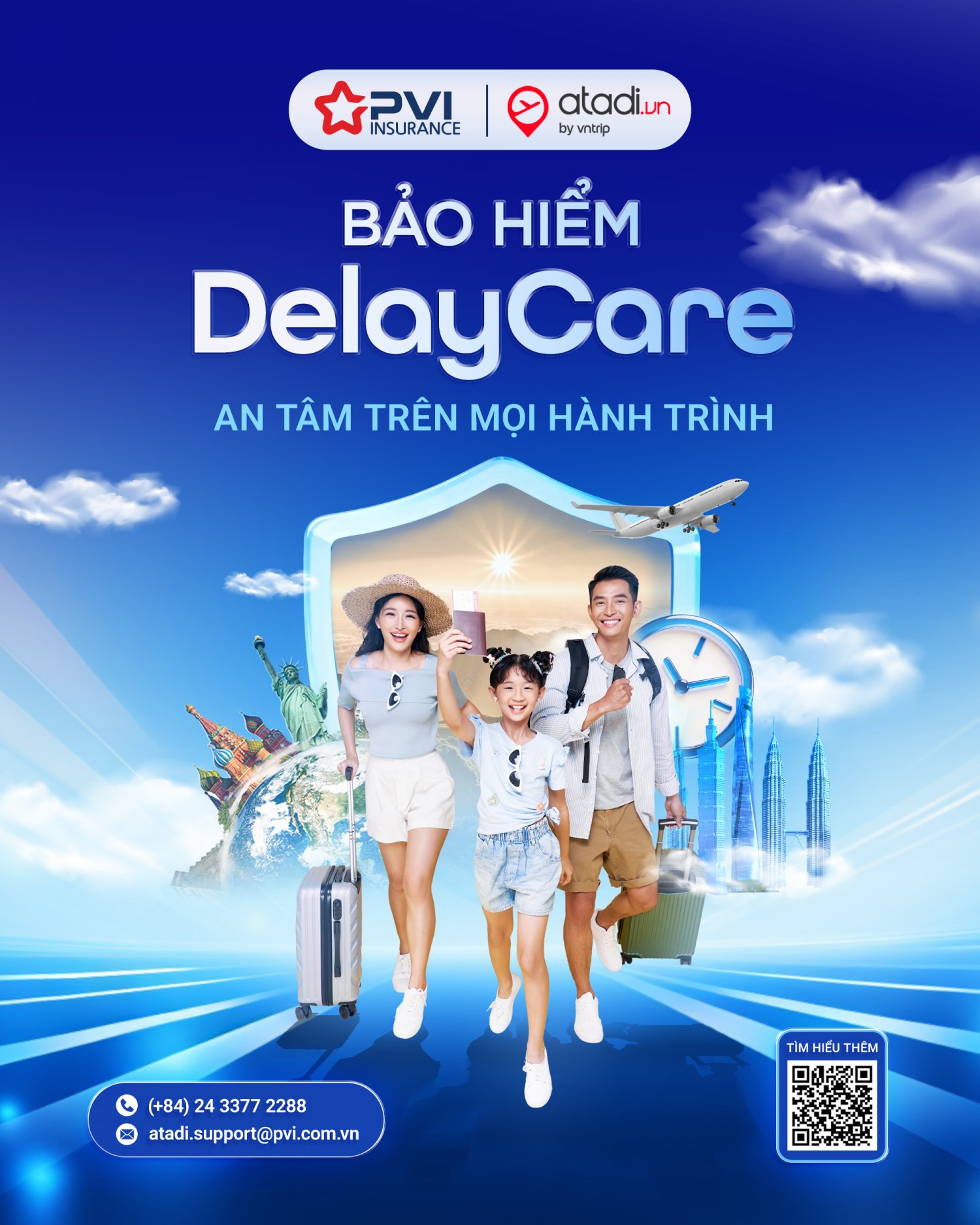 Bảo hiểm PVI tiên phong với giải pháp bảo hiểm trễ chuyến bay DelayCare Bảo hiểm PVI tiên phong với giải pháp bảo hiểm trễ chuyến bay DelayCare