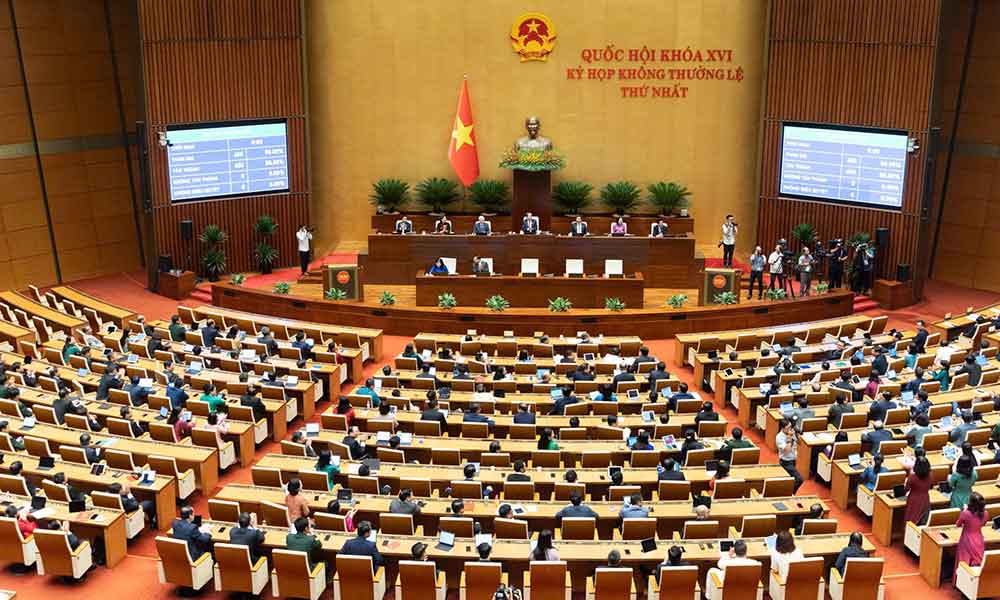 Quốc hội biểu quyết th&ocirc;ng qua Nghị quyết th&agrave;nh lập Th&agrave;nh phố Bắc Ninh.