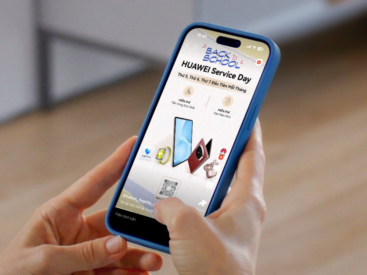Huawei x&acirc;y dựng nội dung giới thiệu c&aacute;c sản phẩm v&agrave; dịch vụ của thương hiệu cho m&ugrave;a tựu trường tr&ecirc;n Shopee Video.