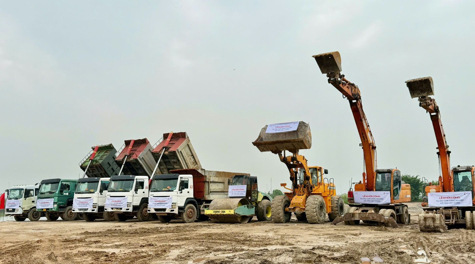 Các phương tiện sẵn sàng khởi công dự án Các phương tiện sẵn sàng khởi công dự án