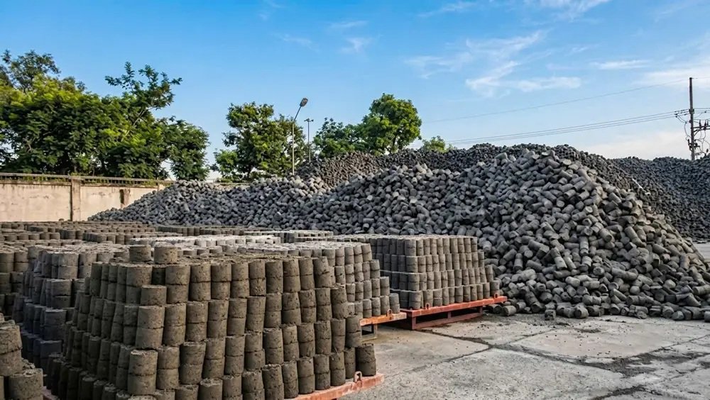 Quặng mịn và nguyên liệu thu hồi được xử lý, ép tạo thành những bánh quặng có độ bền và kích thước phù hợp, giúp quá trình nạp liệu vào lò diễn ra ổn định, duy trì khả năng lưu thông khí, nâng cao hiệu suất nung chảy và hạn chế thất thoát nguyên liệu Quặng mịn và nguyên liệu thu hồi được xử lý, ép tạo thành những bánh quặng có độ bền và kích thước phù hợp, giúp quá trình nạp liệu vào lò diễn ra ổn định, duy trì khả năng lưu thông khí, nâng cao hiệu suất nung chảy và hạn chế thất thoát nguyên liệu