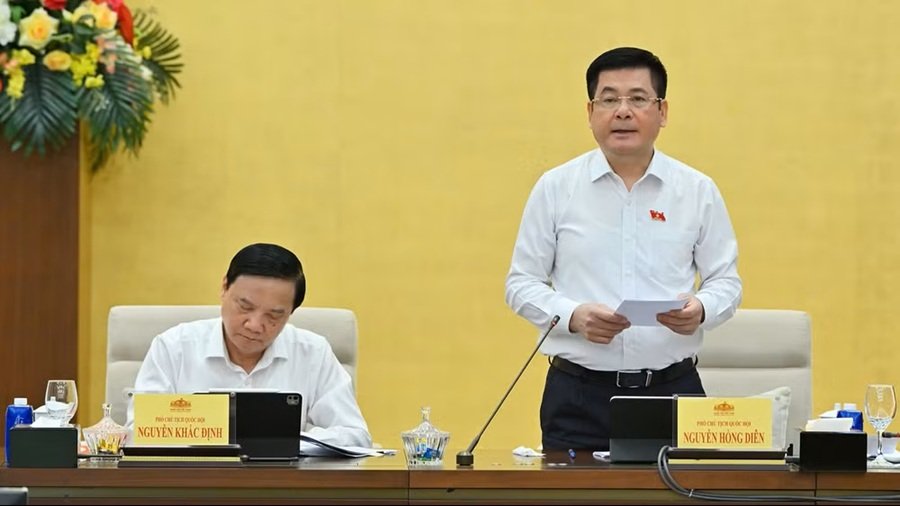 Ph&oacute; Chủ tịch Quốc hội Nguyễn Hồng Di&ecirc;n ph&aacute;t biểu tại phi&ecirc;n họp. (Ảnh: THỦY NGUY&Ecirc;N)