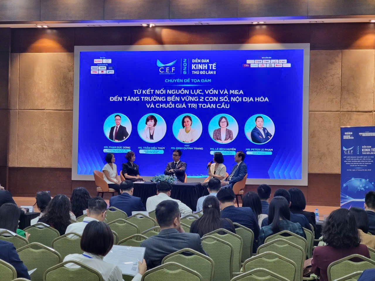 Tọa đ&agrave;m chuy&ecirc;n đề kết nối nguồn lực, vốn v&agrave; M&A.