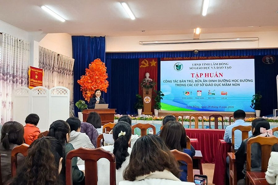 Hơn 500 cán bộ quản lý mầm non được tập huấn công tác bán trú, bữa ăn dinh dưỡng học đường. (Ảnh: CTV) Hơn 500 cán bộ quản lý mầm non được tập huấn công tác bán trú, bữa ăn dinh dưỡng học đường. (Ảnh: CTV)