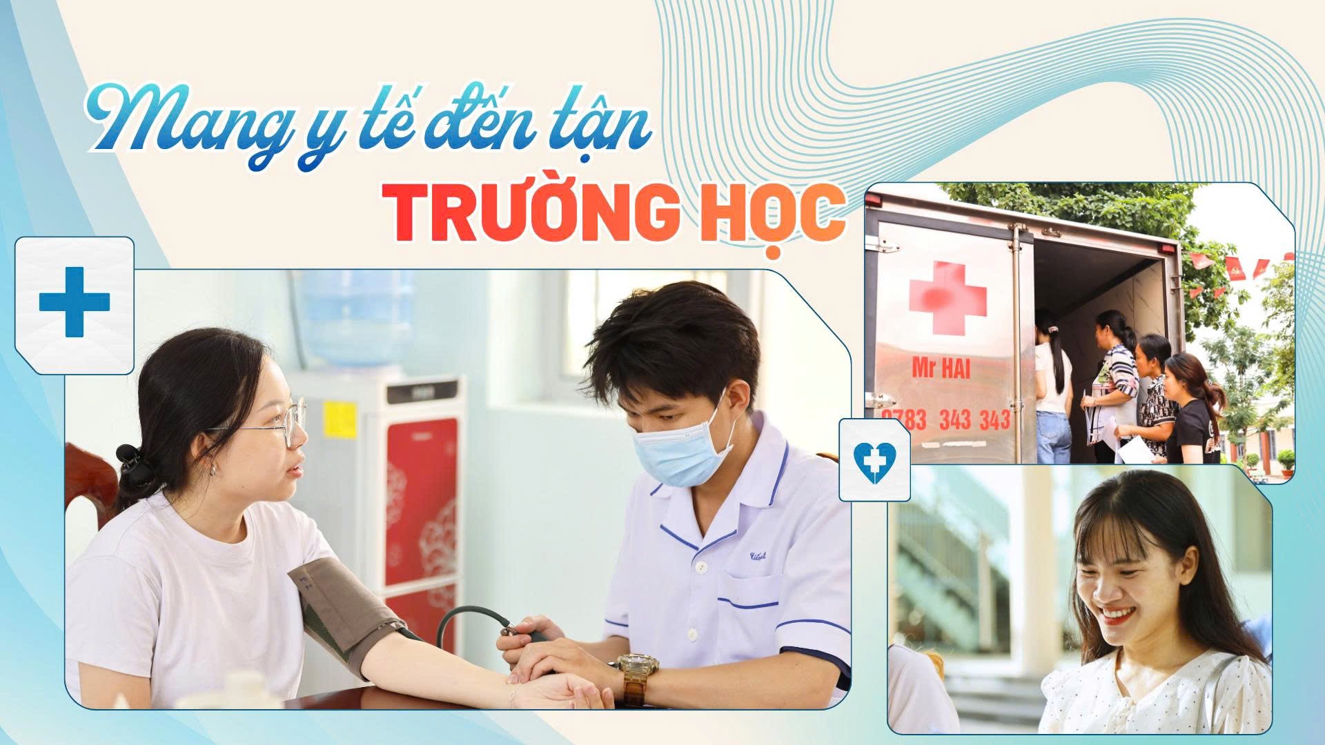Đưa “phòng khám di động” vào trường, hơn 130 giáo viên được tầm soát sức khỏe