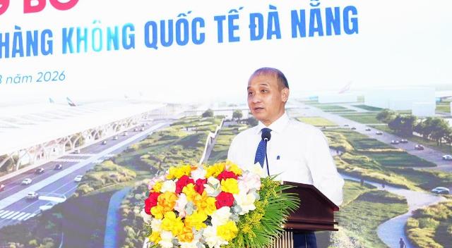 Phó Chủ tịch UBND TP. Đà Nẵng Lê Quang Nam phát biểu tại Lễ công bố khởi công. Phó Chủ tịch UBND TP. Đà Nẵng Lê Quang Nam phát biểu tại Lễ công bố khởi công.