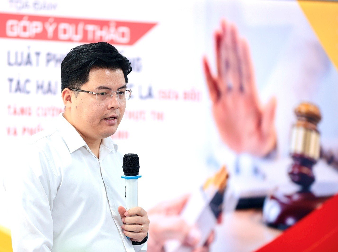 &Ocirc;ng Ho&agrave;ng Đức Nam, Ph&oacute; Trưởng Ban C&ocirc;ng t&aacute;c Đo&agrave;n, Trung ương Đo&agrave;n TNCS Hồ Ch&iacute; Minh.
