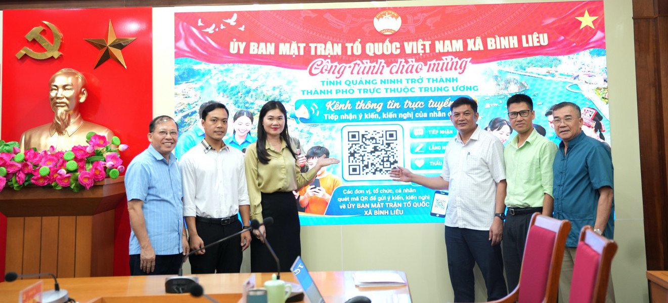 Uỷ ban MTTQ Việt Nam x&atilde; B&igrave;nh Li&ecirc;u ra mắt K&ecirc;nh tiếp nhận th&ocirc;ng tin trực tuyến