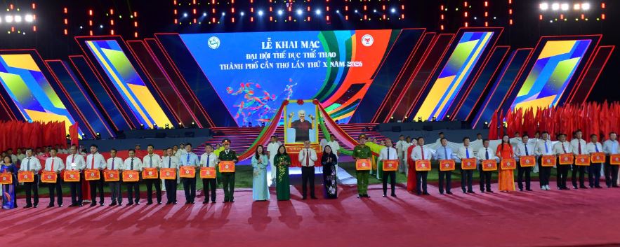 Lễ khai mạc Đại hội Thể dục thể thao TP. Cần Thơ lần thứ X năm 2026