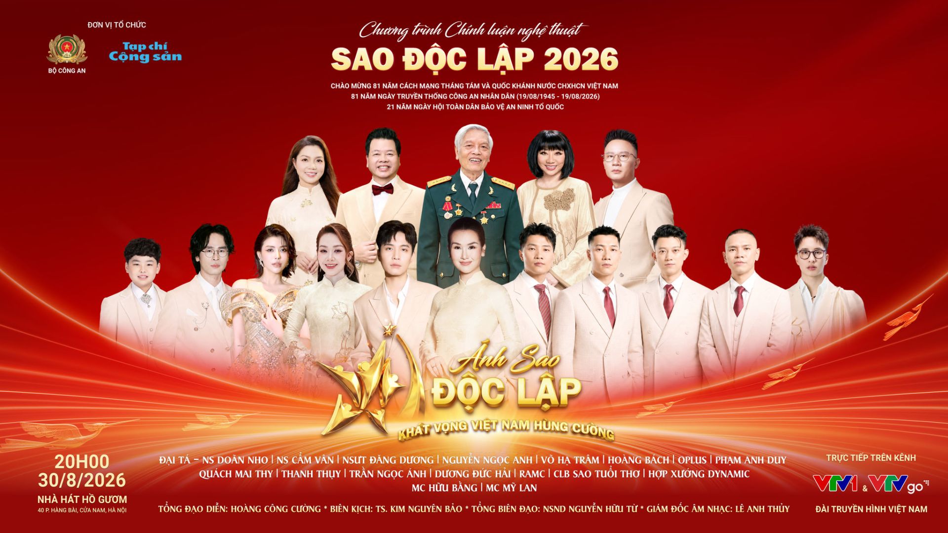 Chương tr&igrave;nh nhằm khơi dậy l&ograve;ng y&ecirc;u nước, &yacute; ch&iacute; tự lực, tự cường, tinh thần đo&agrave;n kết v&agrave; tr&aacute;ch nhiệm cống hiến trong mỗi người Việt Nam