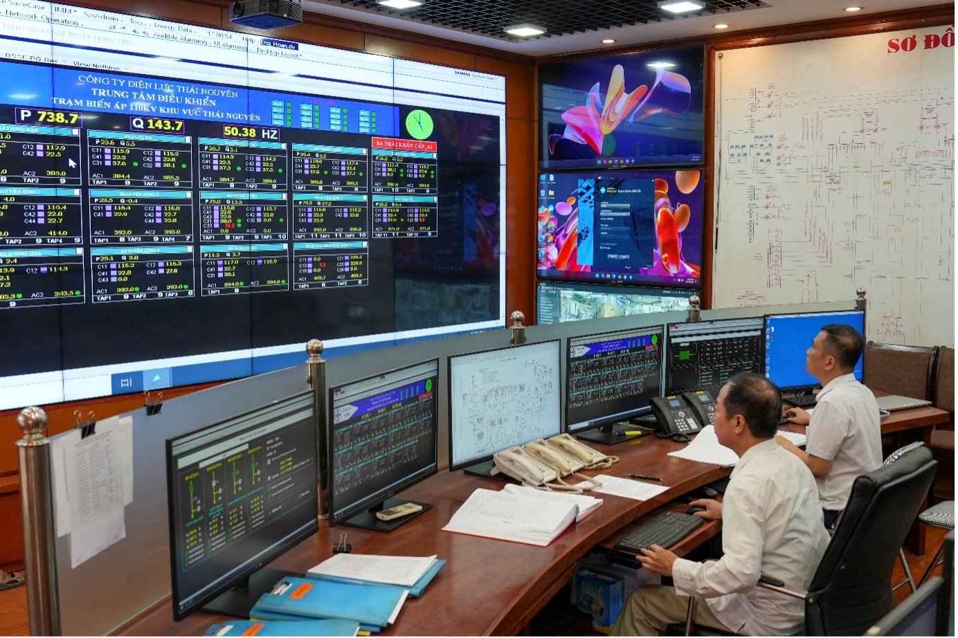 Đổi mới công nghệ, hiện đại hóa lưới điện và nâng cao hiệu quả quản trị đang tạo nền tảng để EVNNPC tiếp tục nâng cao chất lượng cung ứng điện, đáp ứng yêu cầu phát triển trong giai đoạn mới Đổi mới công nghệ, hiện đại hóa lưới điện và nâng cao hiệu quả quản trị đang tạo nền tảng để EVNNPC tiếp tục nâng cao chất lượng cung ứng điện, đáp ứng yêu cầu phát triển trong giai đoạn mới
