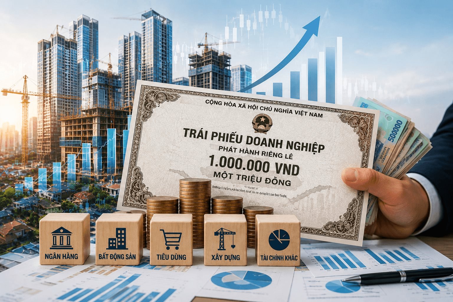 Áp lực đáo hạn trái phiếu bất động sản gia tăng trong những tháng cuối năm, trong khi chi phí huy động vốn mới đang ở mức cao. Ảnh AI Áp lực đáo hạn trái phiếu bất động sản gia tăng trong những tháng cuối năm, trong khi chi phí huy động vốn mới đang ở mức cao. Ảnh AI