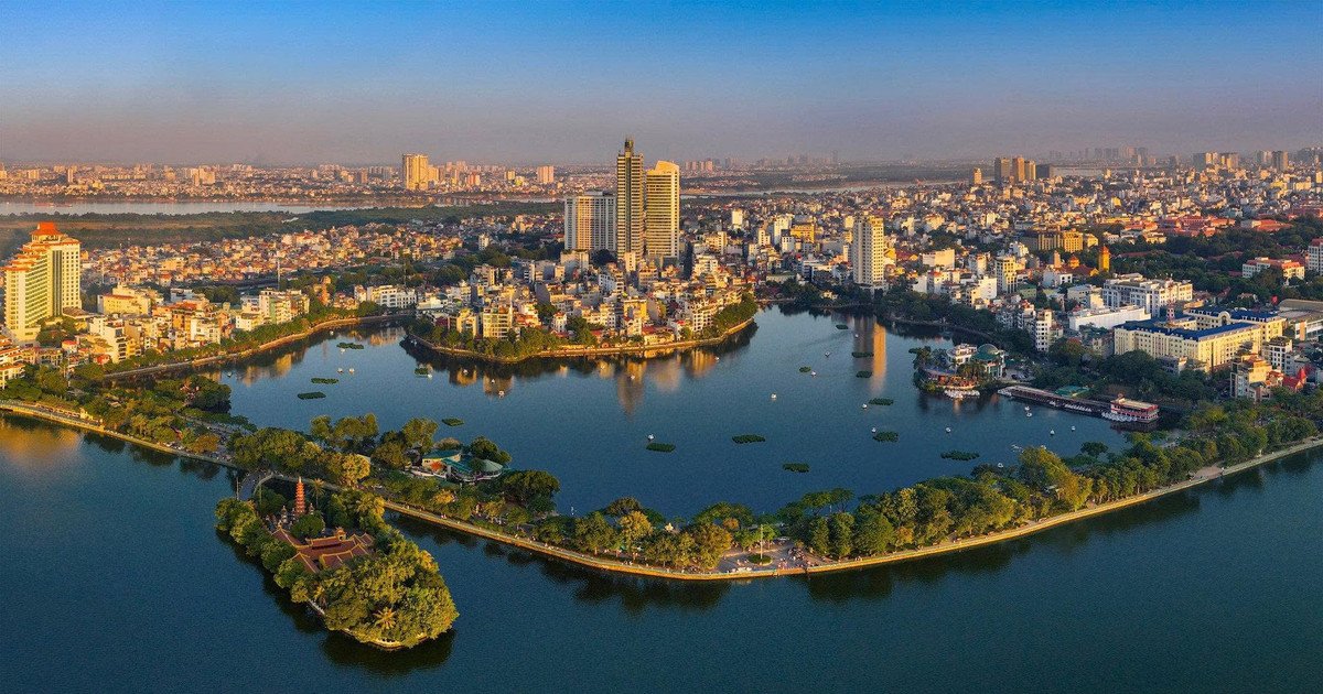 Một g&oacute;c Thủ đ&ocirc; H&agrave; Nội. (Ảnh: B&Ugrave;I NGỌC CƯỜNG)