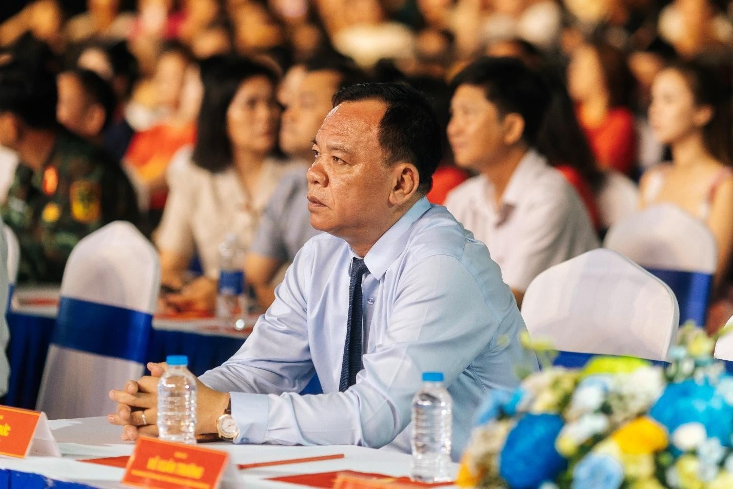 Chương tr&igrave;nh c&oacute; sự tham dự của &ocirc;ng V&otilde; Tấn Đức, Ph&oacute; B&iacute; thư Th&agrave;nh ủy Đồng Nai, l&atilde;nh đạo x&atilde; Đại Phước c&ugrave;ng h&agrave;ng ngh&igrave;n người d&acirc;n v&agrave; kh&aacute;n giả