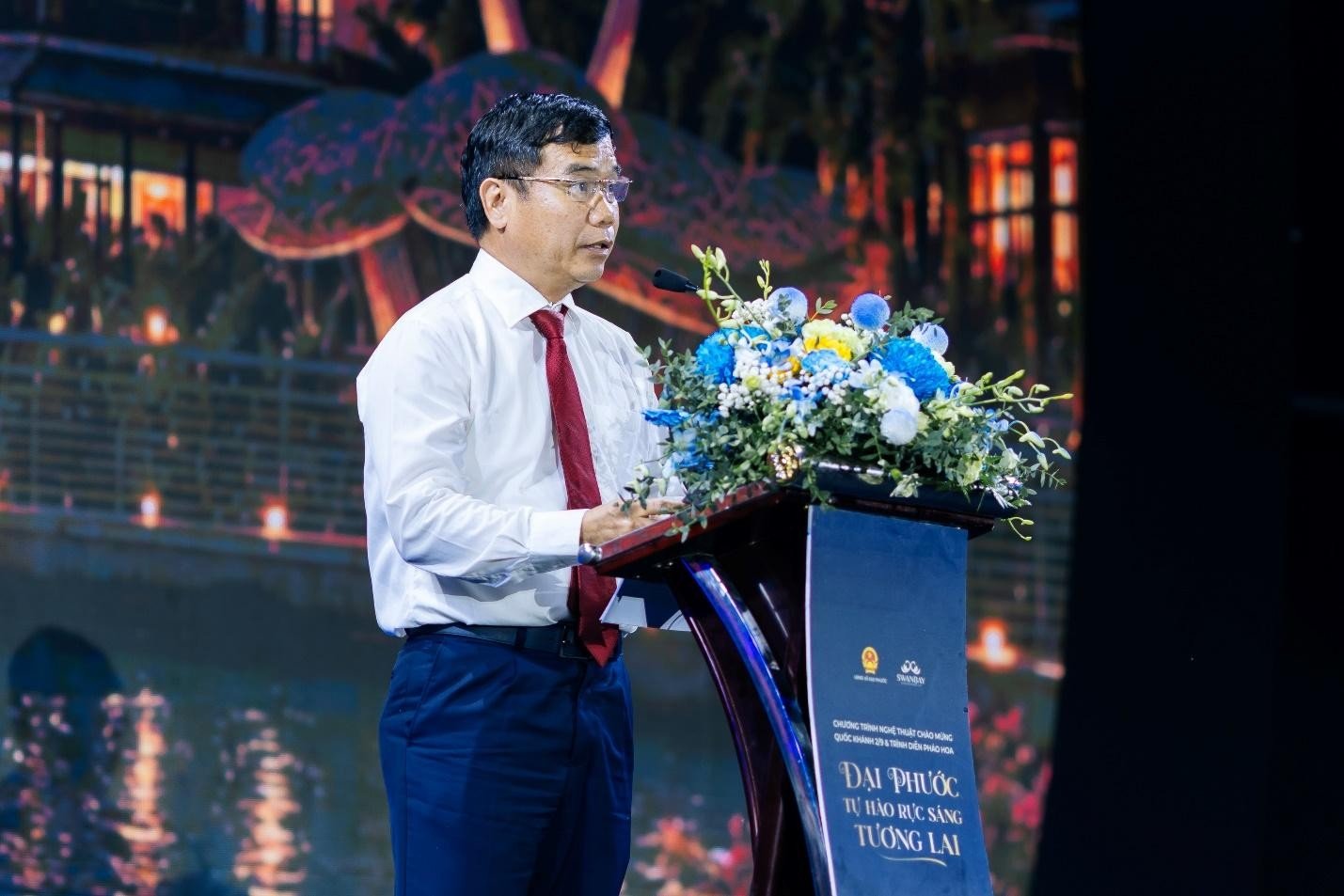 &Ocirc;ng Nguyễn Thế Phong, Th&agrave;nh uỷ vi&ecirc;n, B&iacute; thư đảng uỷ, Chủ tịch Hội đồng Nh&acirc;n d&acirc;n X&atilde; Đại Phước, Th&agrave;nh phố Đồng Nai ph&aacute;t biểu tại chương tr&igrave;nh