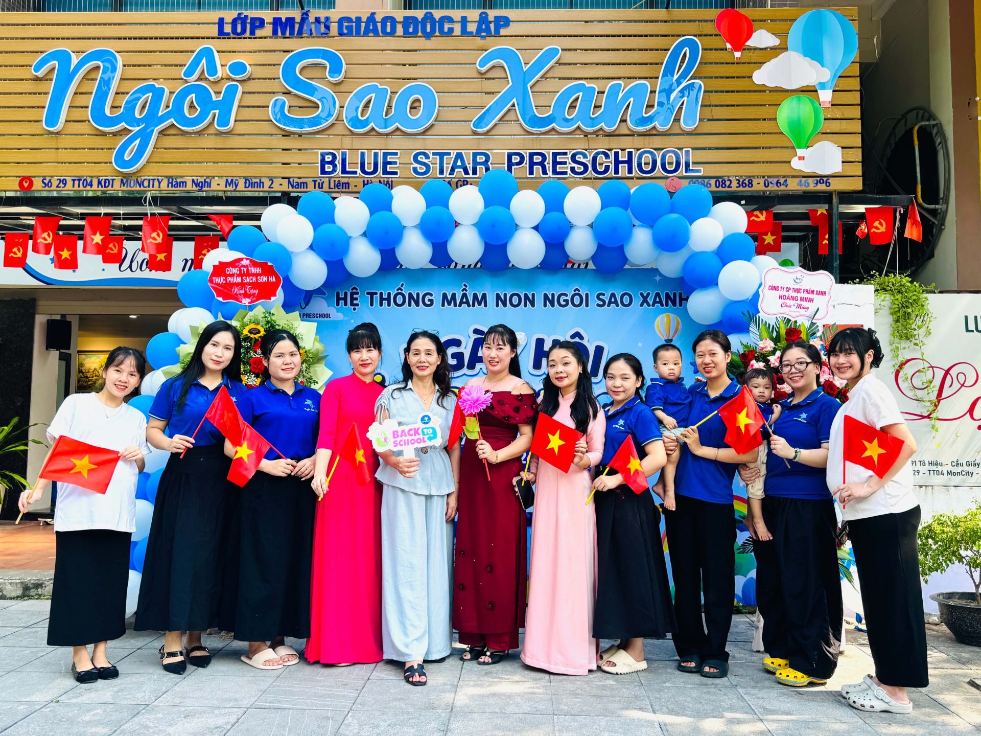 Gi&aacute;o vi&ecirc;n Trường Mầm non Ng&ocirc;i Sao Xanh.