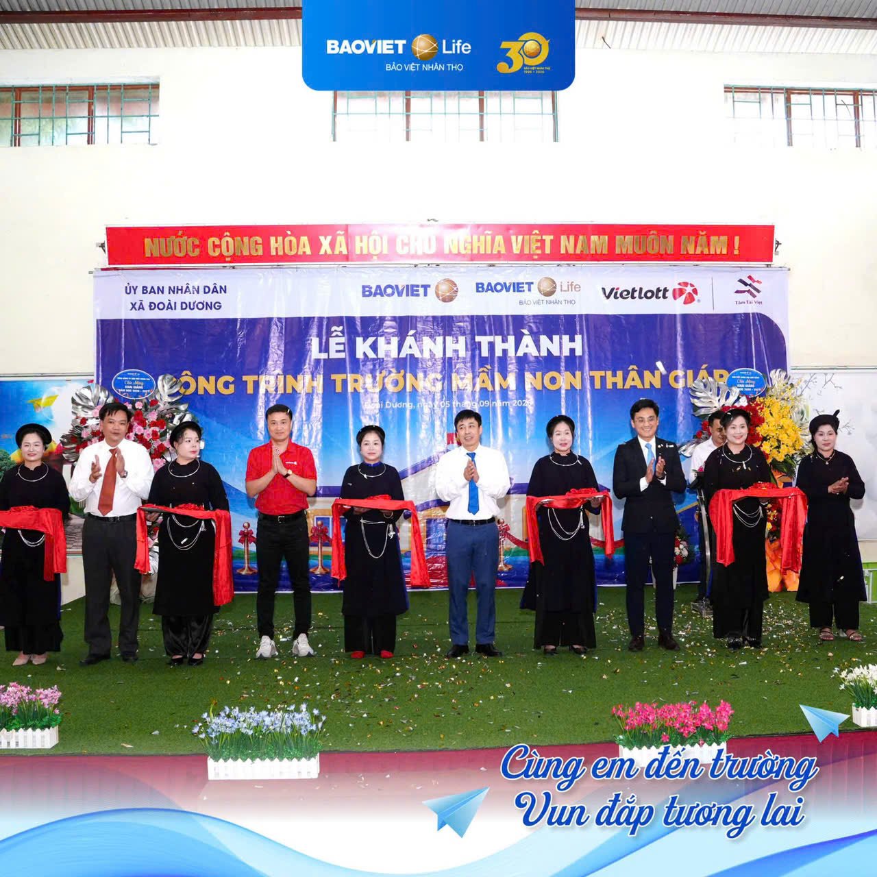 Bảo Việt hỗ trợ 2,7 tỷ đồng xây dựng Trường Mầm non Thân Giáp, Cao Bằng Bảo Việt hỗ trợ 2,7 tỷ đồng xây dựng Trường Mầm non Thân Giáp, Cao Bằng