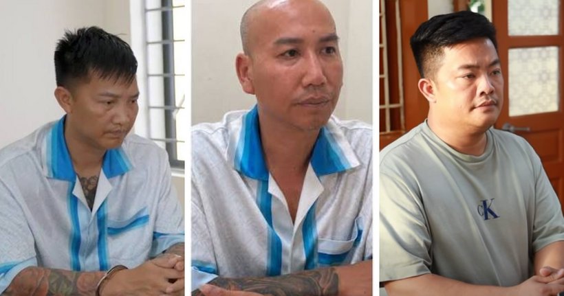 Huấn Hoa Hồng, Ph&uacute; L&ecirc; v&agrave; Hải Sapa tại cơ quan c&ocirc;ng an.