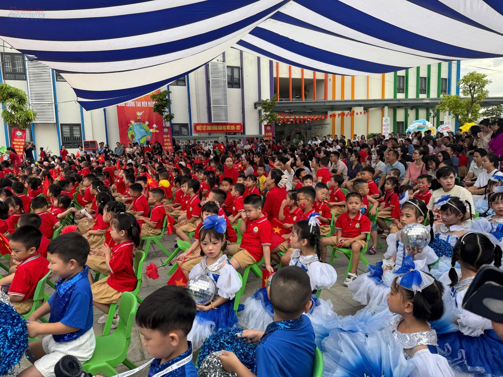 Ngay từ s&aacute;ng sớm, kh&ocirc;ng kh&iacute; tại Trường Mầm non Đ&ocirc;ng Ngạc A &ndash; ph&acirc;n hiệu T&acirc;n Tr&agrave;o đ&atilde; trở n&ecirc;n rộn r&agrave;ng