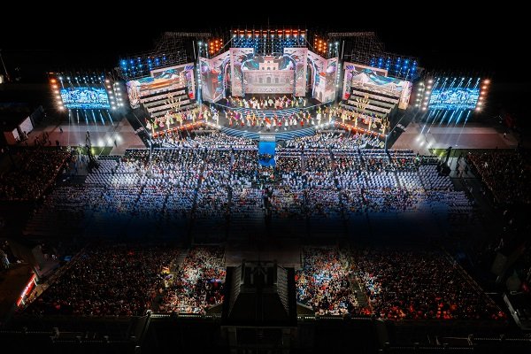 Quang cảnh đ&ecirc;m chung kết Hoa hậu Thế giới MISS WORLD 2026 tại Quảng trường 2-4 Nha Trang