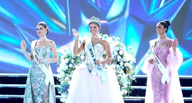 Tân Hoa hậu Miss World (Hoa hậu Thế giới) 2026 là người đẹp Joheirry Mola Dominguez đến từ Cộng hòa Dominica/ Tân Hoa hậu Miss World (Hoa hậu Thế giới) 2026 là người đẹp Joheirry Mola Dominguez đến từ Cộng hòa Dominica/