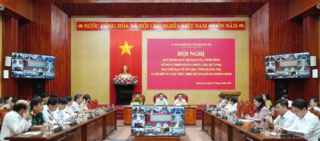 Hội nghị ngày 5/8 của Ban Chỉ đạo UBND tỉnh về KH-CN, đổi mới sáng tạo, chuyển đổi số, Đề án 06 và dữ liệu tỉnh. Nguồn ảnh Cổng TTĐT tỉnh Quảng Trị Hội nghị ngày 5/8 của Ban Chỉ đạo UBND tỉnh về KH-CN, đổi mới sáng tạo, chuyển đổi số, Đề án 06 và dữ liệu tỉnh. Nguồn ảnh Cổng TTĐT tỉnh Quảng Trị