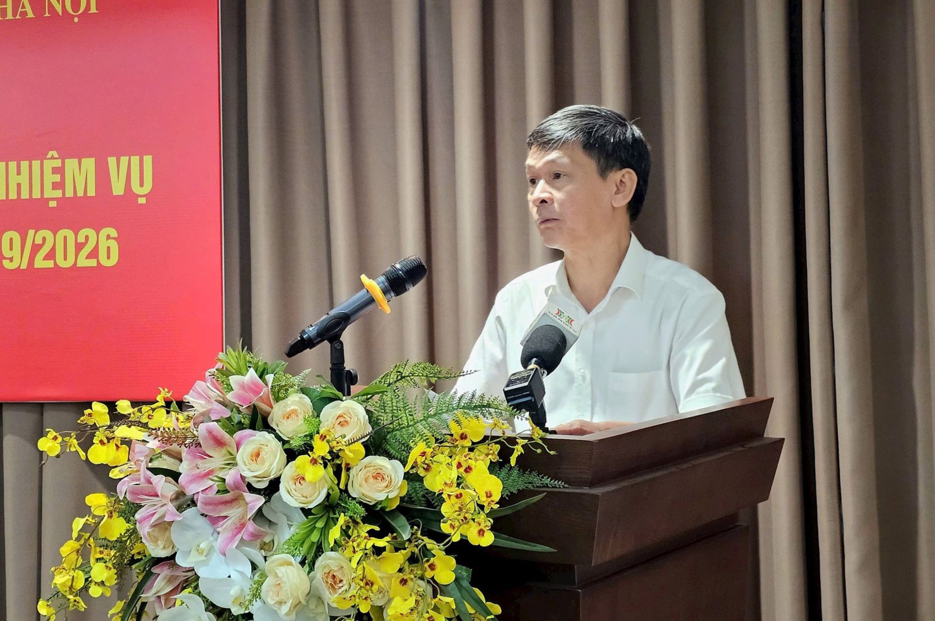 &Ocirc;ng Vũ Cao Cương Ph&oacute; Gi&aacute;m đốc Sở Y tế TP. H&agrave; Nội