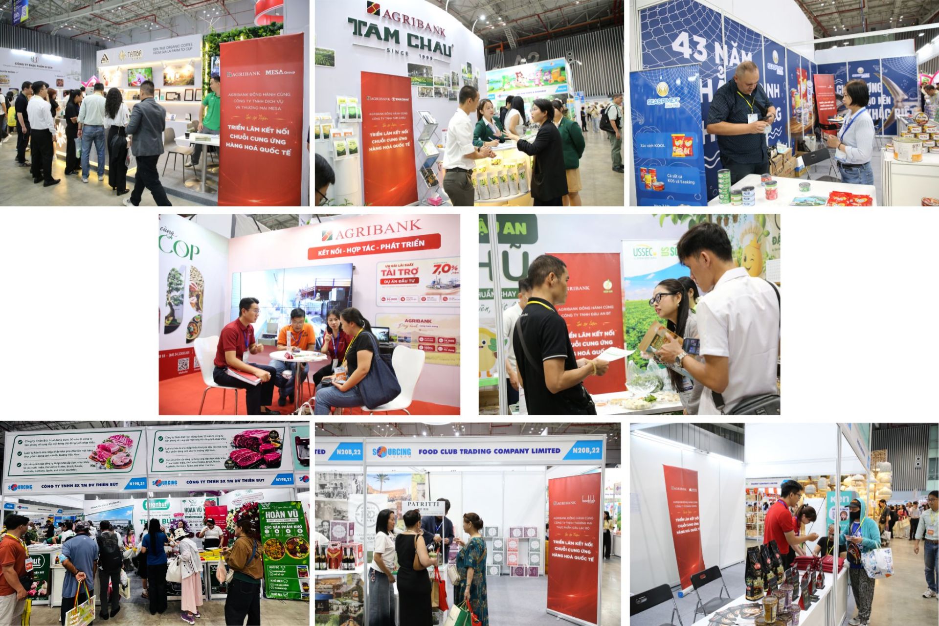 Cụm gian hàng Agribank tấp nập đón khách tới trải nghiệm, kết nối giao thương Cụm gian hàng Agribank tấp nập đón khách tới trải nghiệm, kết nối giao thương