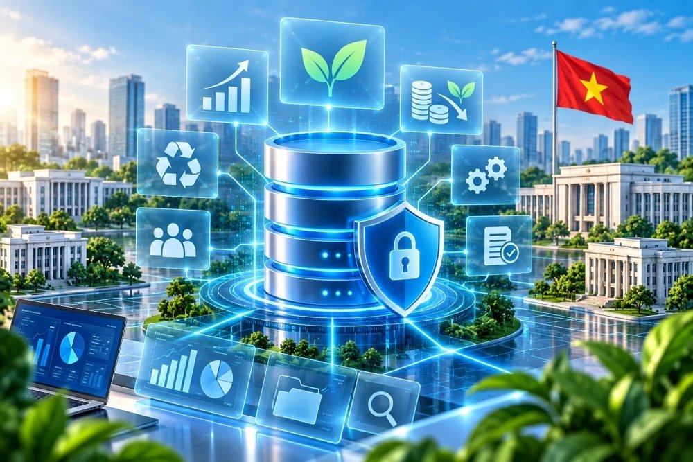 Cơ sở dữ liệu quốc gia về tiết kiệm, chống lãng phí được định hướng trở thành công cụ hỗ trợ quản lý và giám sát. Ảnh AI Cơ sở dữ liệu quốc gia về tiết kiệm, chống lãng phí được định hướng trở thành công cụ hỗ trợ quản lý và giám sát. Ảnh AI