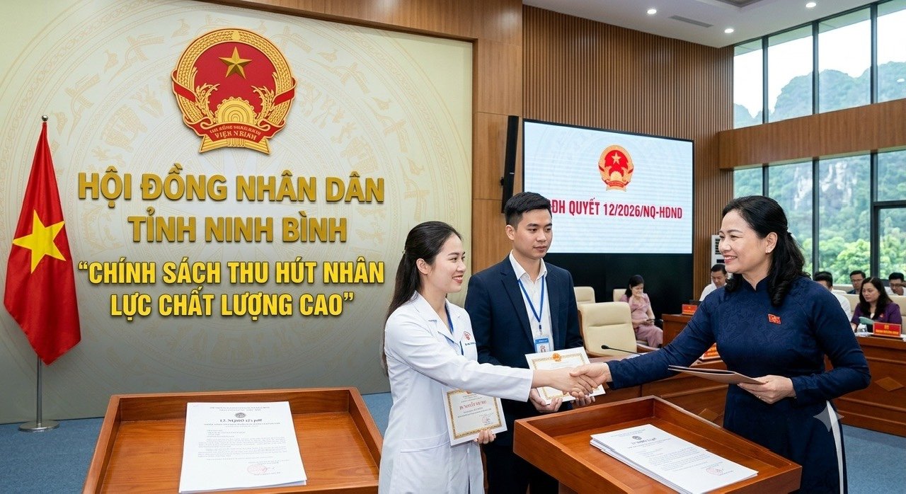 Ninh Bình kỳ vọng tạo bước đột phá trong công tác cán bộ từ việc ban hành các chính sách đãi ngộ thỏa đáng, thu hút nhân tài về làm việc tại các lĩnh vực chiến lược và trọng điểm Ninh Bình kỳ vọng tạo bước đột phá trong công tác cán bộ từ việc ban hành các chính sách đãi ngộ thỏa đáng, thu hút nhân tài về làm việc tại các lĩnh vực chiến lược và trọng điểm