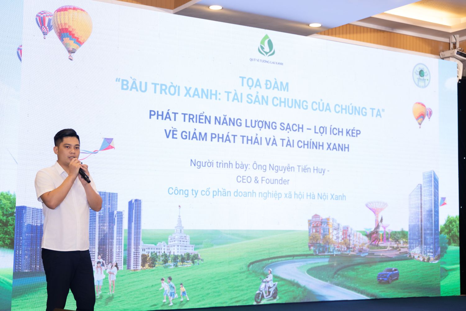 &Ocirc;ng Nguyễn Tiến Huy, H&agrave; Nội Xanh