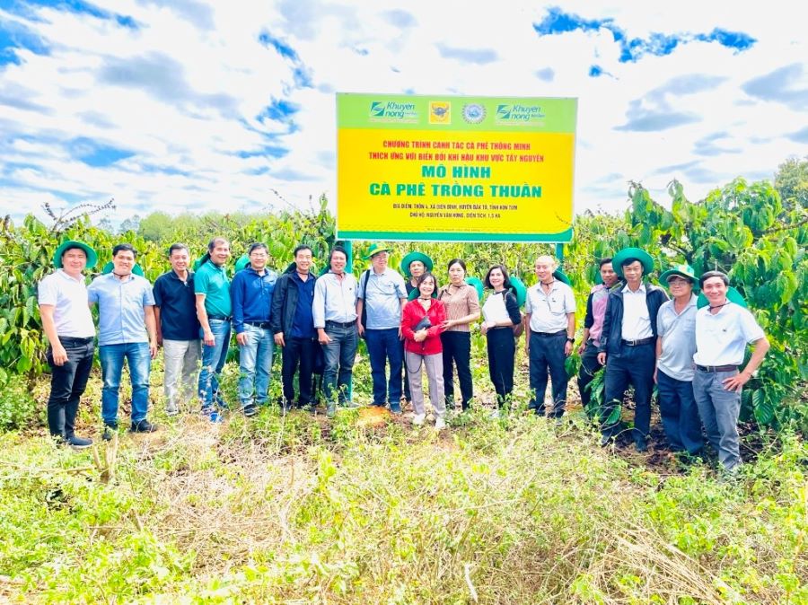 &ldquo;Canh t&aacute;c c&agrave; ph&ecirc; th&ocirc;ng minh&rdquo; chương tr&igrave;nh nằm trong chiến lược d&agrave;i hạn &ldquo;Xanh ho&aacute; từ nh&agrave; m&aacute;y đến ruộng vườn&rdquo; của C&ocirc;ng ty Cổ phần Ph&acirc;n b&oacute;n B&igrave;nh Điền
