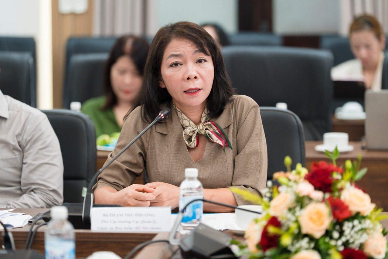 Bà Phạm Thu Phương, Phó Cục trưởng Cục Quản lý, giám sát bảo hiểm, Bộ Tài chính Bà Phạm Thu Phương, Phó Cục trưởng Cục Quản lý, giám sát bảo hiểm, Bộ Tài chính